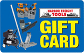 Harbor Freight Tools gift cards